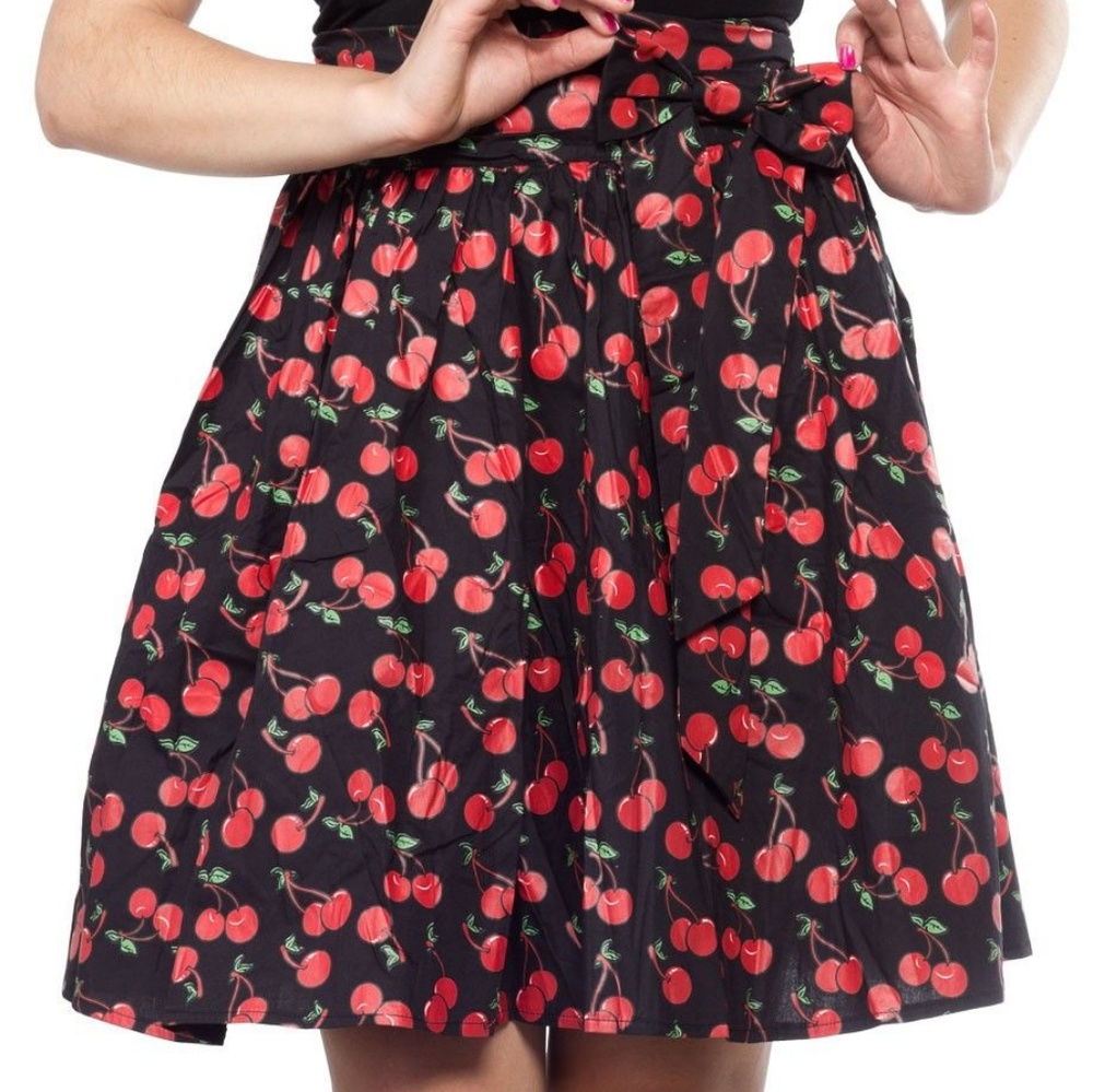 Sourpuss Cherry Cobbler Skirt